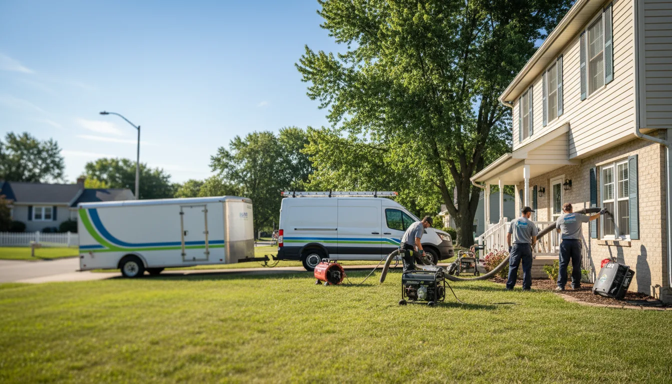 Flooded Basement Restoration And Cleanup With Repair in Fort Leavenworth, KS near me